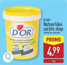 ALDI D'or natuurzuivere zachte zeep aanbieding