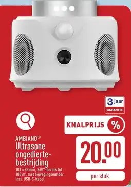 ALDI Ambiano ultrasone ongedierte bestrijding aanbieding