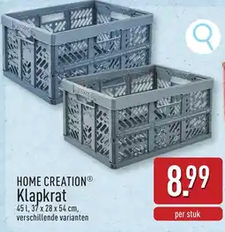 ALDI Home creation klapkrat aanbieding