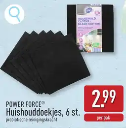 ALDI Power force huishouddoekjes aanbieding