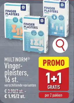 ALDI Multinorm vinger pleisters aanbieding