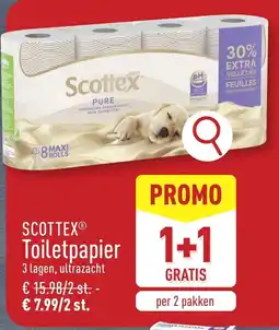 ALDI Scottex toiletpapier aanbieding