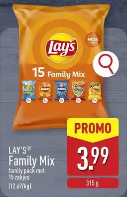 ALDI Lay's family mix aanbieding