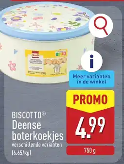 ALDI Biscotto deense boterkoekjes aanbieding