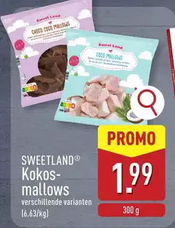 ALDI Sweetland kokos mallows aanbieding