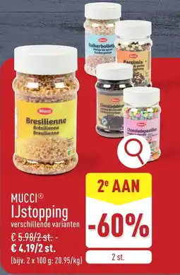 ALDI Mucci ijstopping aanbieding