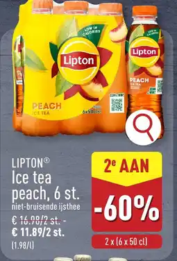 ALDI Lipton ice tea peach aanbieding