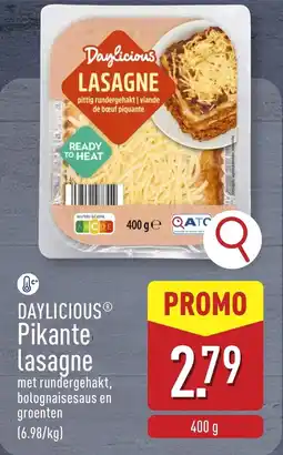 ALDI Daylicious pikante lasagne aanbieding
