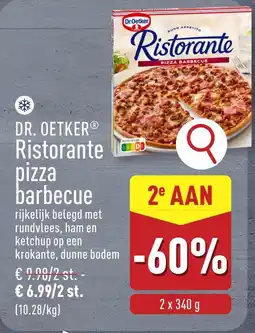 ALDI Dr. oetker ristorante pizza barbecue aanbieding