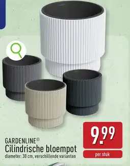 ALDI Gardenline cilindrische bloempot aanbieding