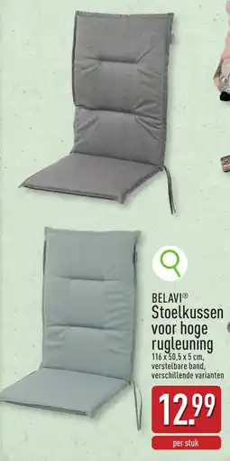 ALDI Belavi stoelkussen voor hoge rugleuning aanbieding