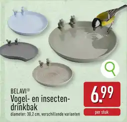 ALDI Belavi vogel en insecten drinkbak aanbieding