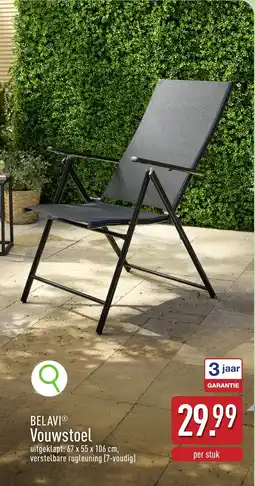 ALDI Belavi vouwstoel aanbieding