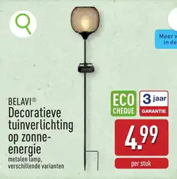 ALDI Belavi decoratieve tuinverlichting op zonne energie aanbieding