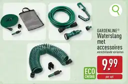 ALDI Gardenline waterslang met accessoires aanbieding