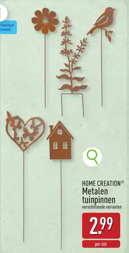 ALDI Home creation metalen tuinpinnen aanbieding