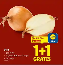Lidl Uien aanbieding