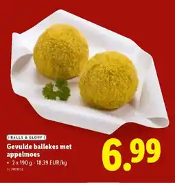 Lidl Gevulde ballekes met appelmoes aanbieding