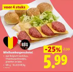 Lidl Minihamburgerschotel aanbieding