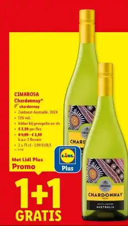 Lidl Cimarosa chardonnay aanbieding