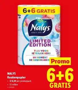 Lidl Nalys keukenpapier aanbieding