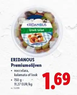 Lidl Eridanous premiumolijven aanbieding