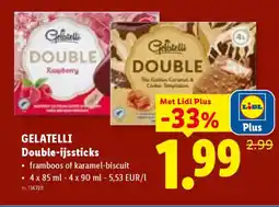 Lidl Gelatelli double ijssticks aanbieding