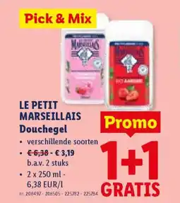 Lidl Le petit marseillais douchegel aanbieding