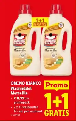 Lidl Omino bianco promo wasmiddel marseille aanbieding