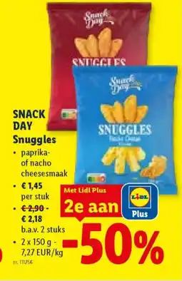 Lidl Snack day snuggles aanbieding