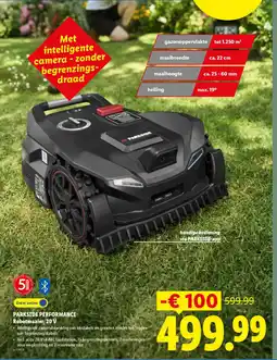 Lidl Parkside performance Robotmaaier, 20 V aanbieding