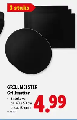 Lidl Grillmeister grillmatten aanbieding