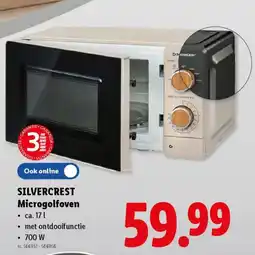 Lidl Silvercrest microgolfoven aanbieding