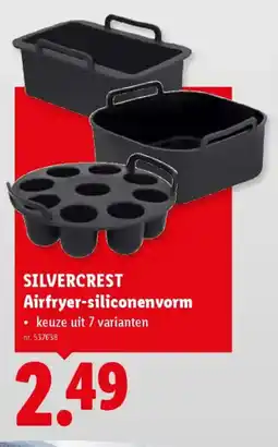 Lidl Silvercrest airfryer siliconenvorm aanbieding