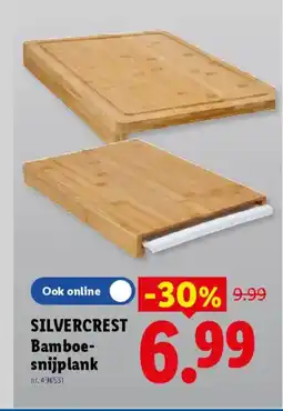 Lidl Silvercrest bamboe snijplank aanbieding