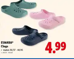 Lidl Esmara clogs aanbieding
