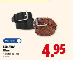 Lidl Esmara riem aanbieding