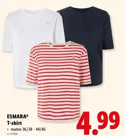 Lidl Esmara T-shirt aanbieding