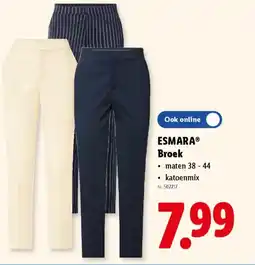 Lidl Esmara broek aanbieding
