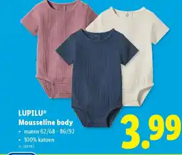 Lidl Lupilu mousseline body aanbieding