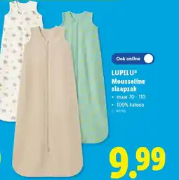 Lidl Lupilu mousseline slaapzak aanbieding