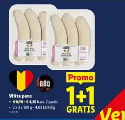 Lidl BBQ Witte pens aanbieding