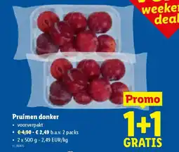 Lidl Pruimen donker aanbieding