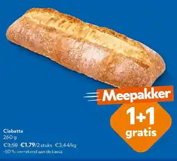 OKay Ciabatta 260 g aanbieding