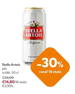 OKay Stella Artois pils in blik 50 cl aanbieding