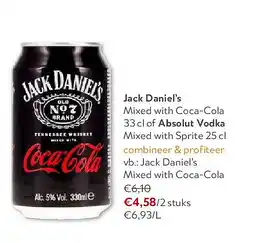 OKay Jack Daniel’s Mixed with Coca-Cola aanbieding