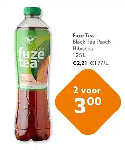 OKay Fuze Tea Black Tea Peach Hibiscus 1,25 L aanbieding
