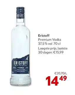 OKay Eristoff Premium Vodka 37,5 % vol 70 cl aanbieding