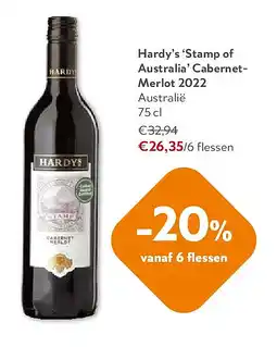 OKay Hardy’s ‘Stamp of Australia’ CabernetMerlot 2022 Australië 75 cl aanbieding