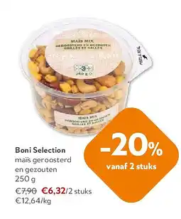 OKay Boni Selection maïs geroosterd en gezouten 250 g aanbieding